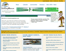 Tablet Screenshot of greenenergymaine.com